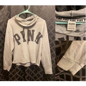 Grey VS PINK Sweater// size XS
